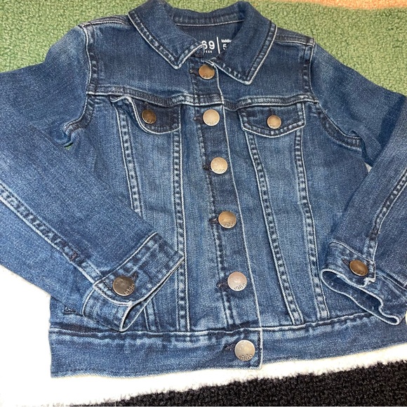 💙 5T BabyGap Blue Denim Jean Jacket - Picture 5 of 7